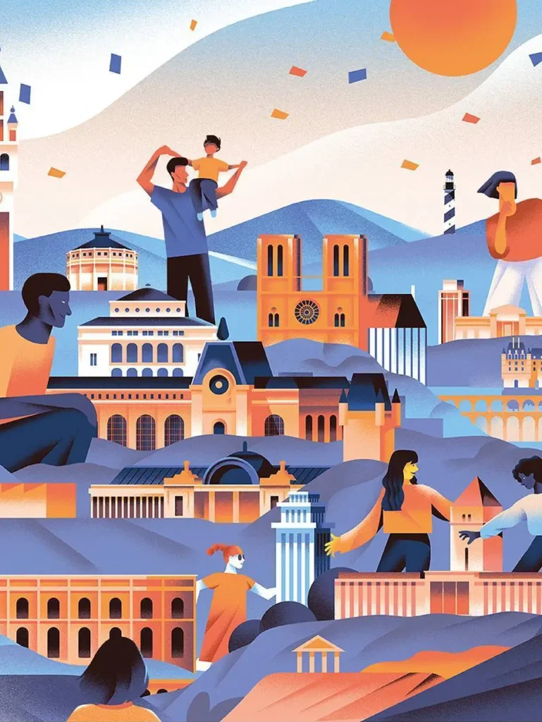 Visuel français des Journées européennes du patrimoine 2025
