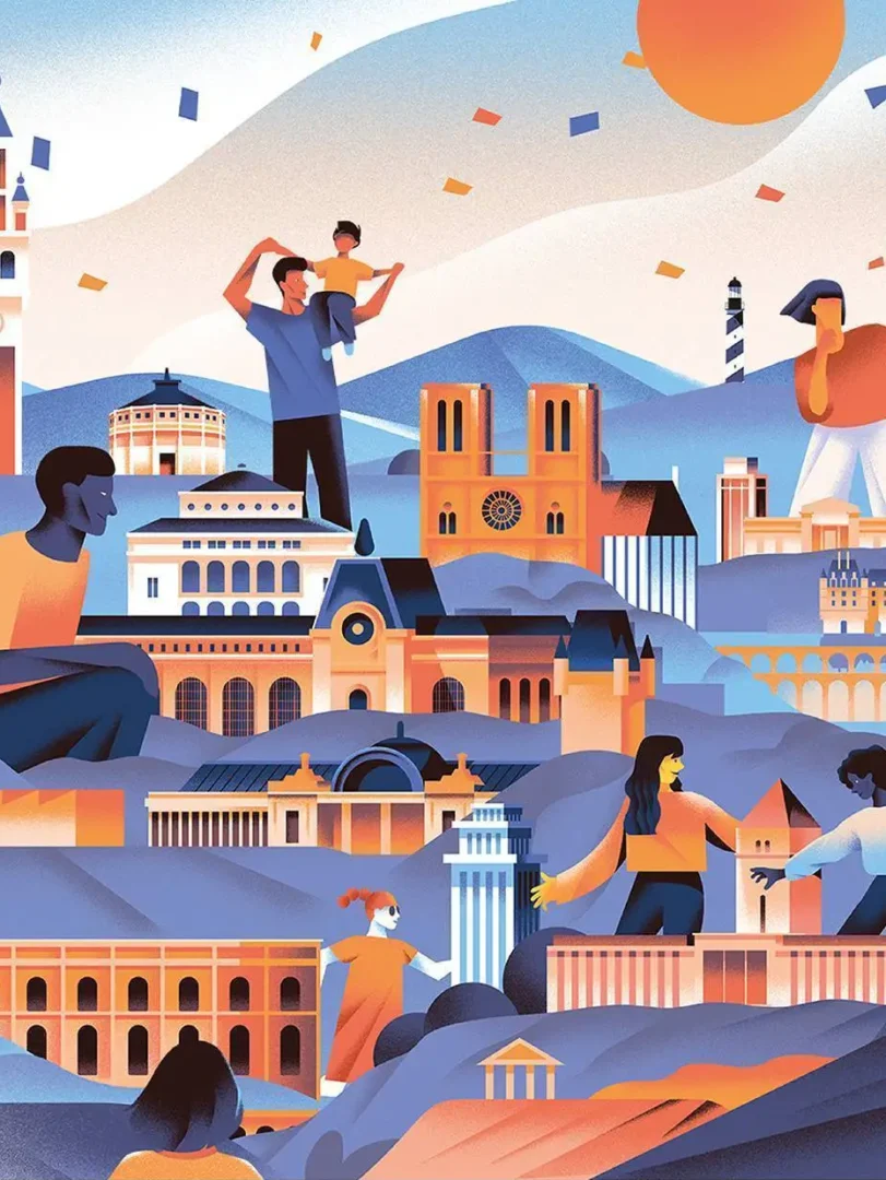 Visuel français des Journées européennes du patrimoine 2025